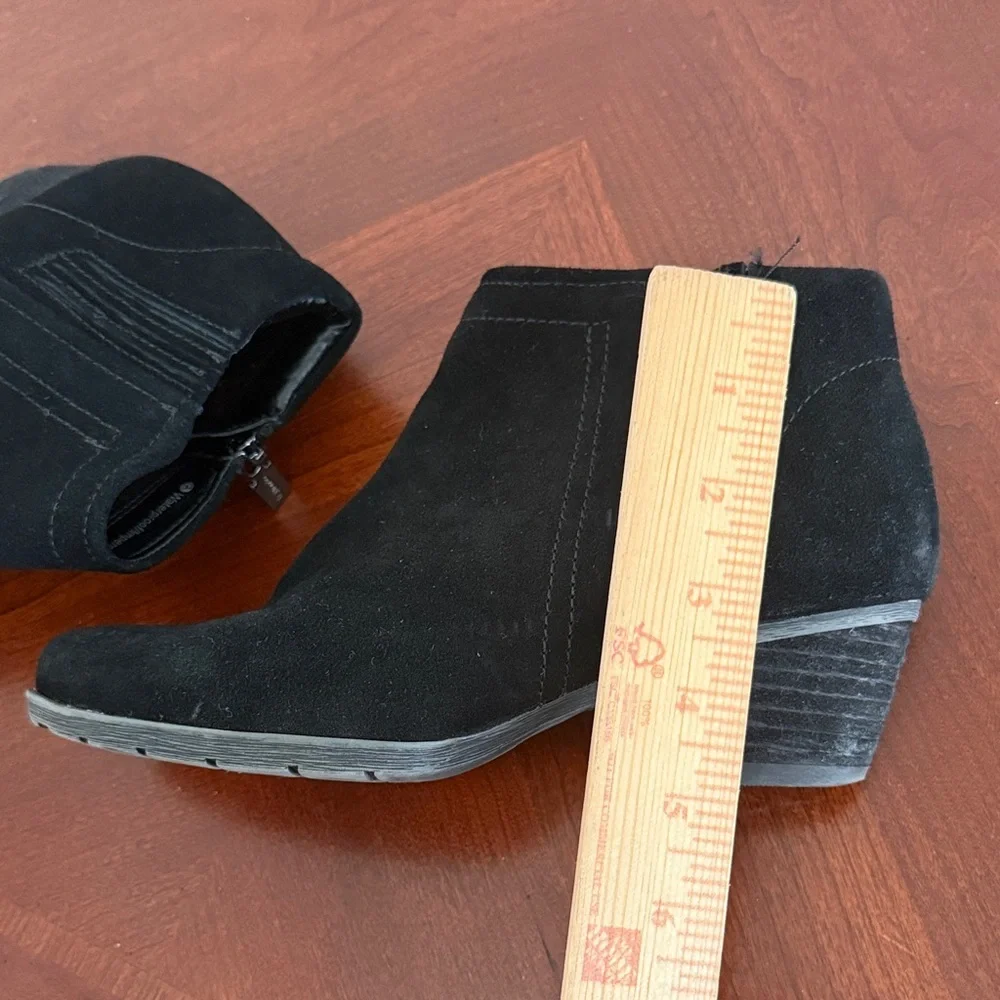 Blondo Black Ankle Booties Sz 6.5 waterproof suede winter valley 2.0